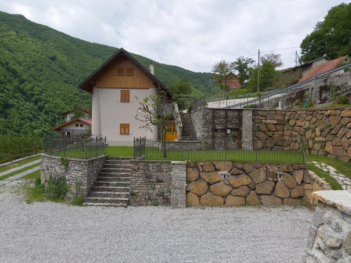 Apartmán Pocitniska Hisa Pri Kustrcu Grahovo ob Baci Exteriér fotografie