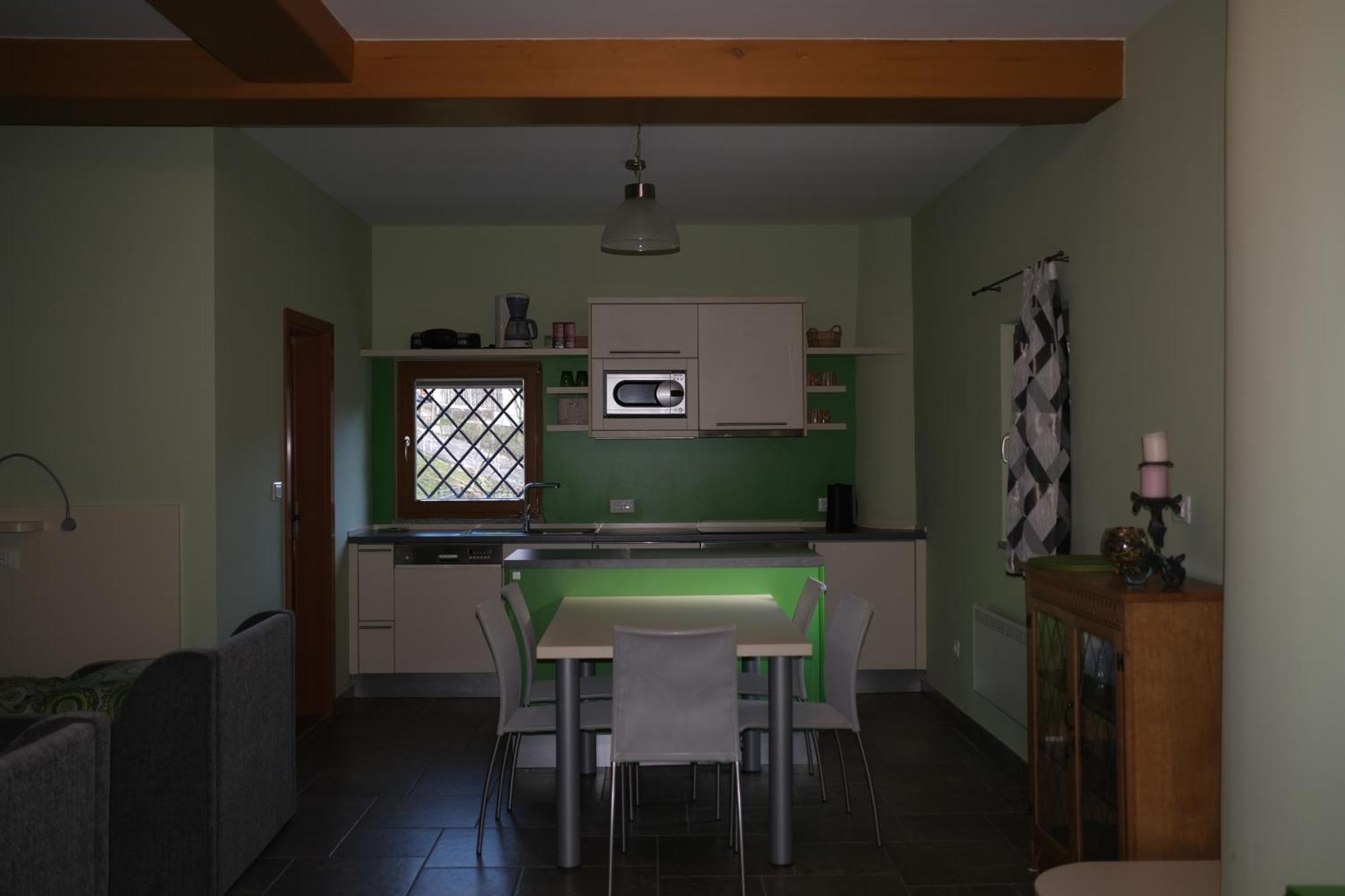 Apartmán Pocitniska Hisa Pri Kustrcu Grahovo ob Baci Exteriér fotografie