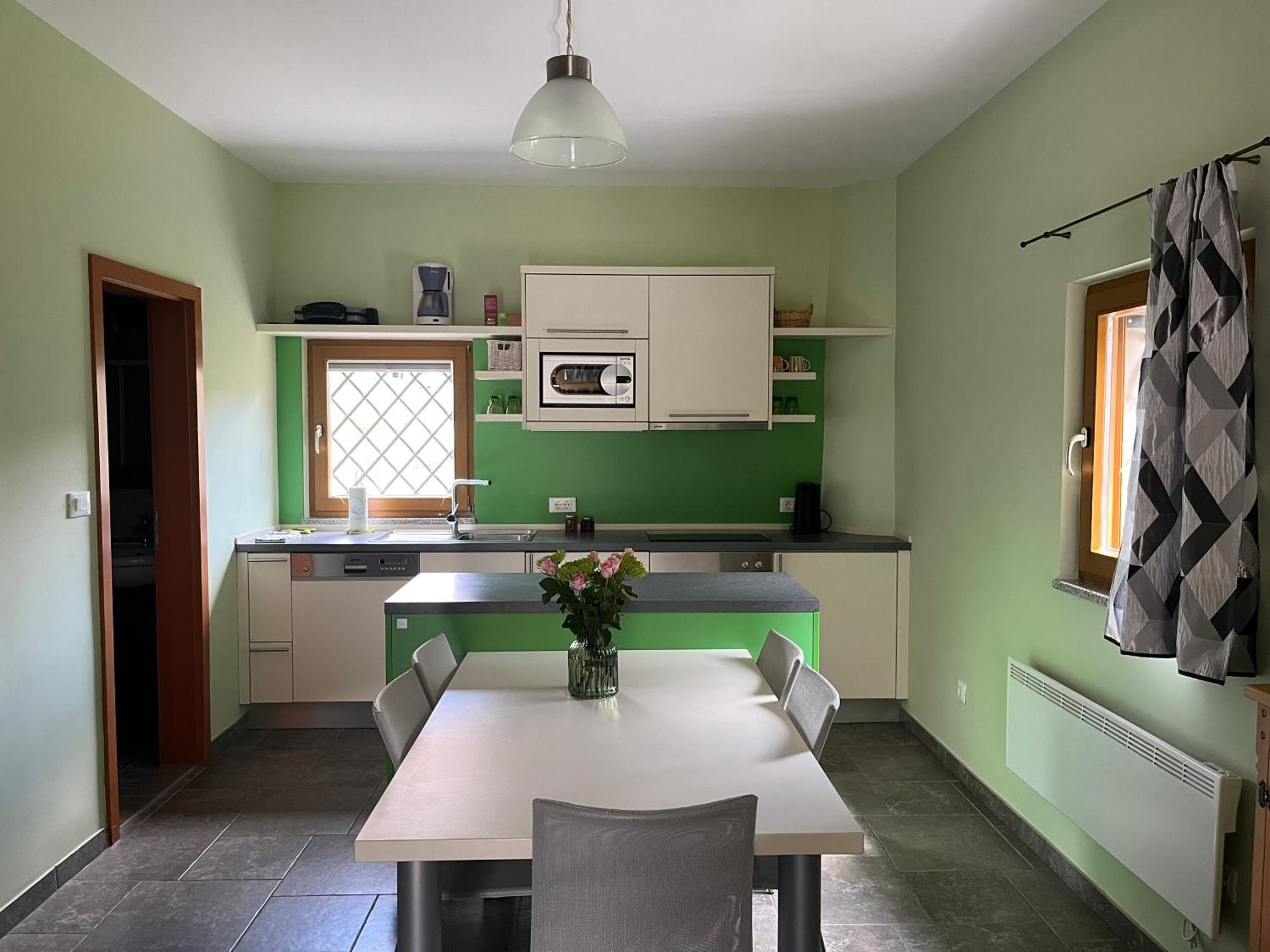 Apartmán Pocitniska Hisa Pri Kustrcu Grahovo ob Baci Exteriér fotografie