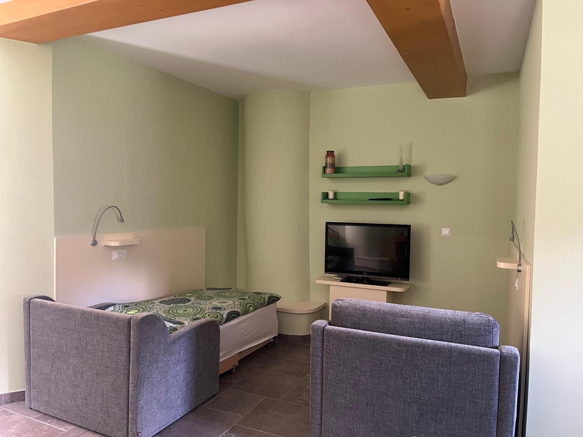 Apartmán Pocitniska Hisa Pri Kustrcu Grahovo ob Baci Exteriér fotografie